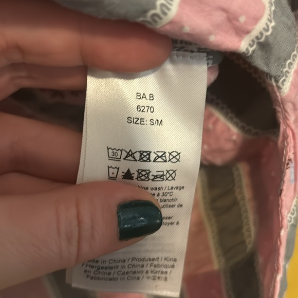 Ganni Pink Nectar Seersucker Collared Shirt EUC S/M Oversized - Picture 9 of 9